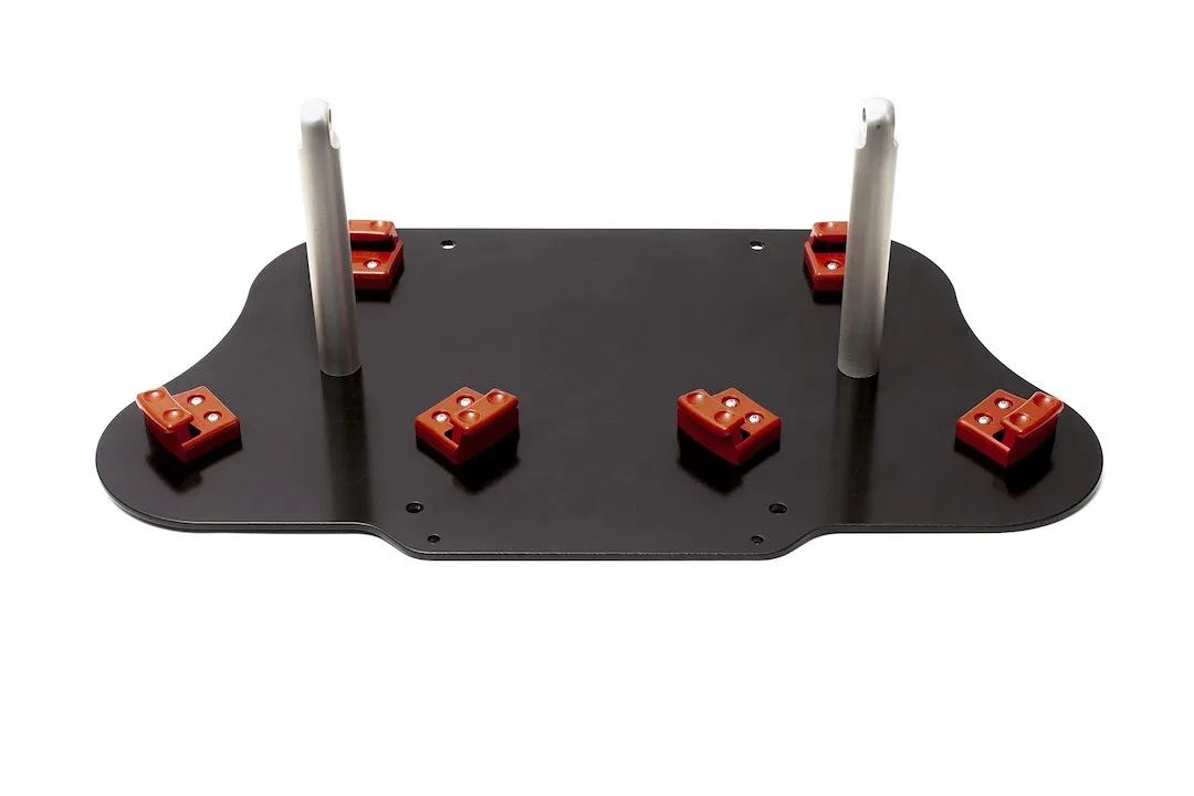 KJ50025BK – DAYSTAR Liquid Storage Container Mount, Tailgate Mount Mounts 2 Cam Cans Painted Black Steel